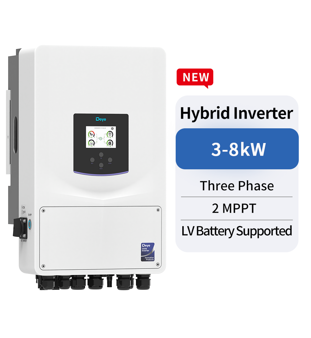 Deye SUN-3/4/5/6/8K-SG06LP3-EU-CM2 hybrid inverters